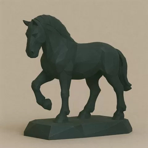 CF Horse - Clydesdale Marching