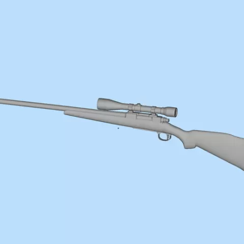 CCL 707 rifle M700 digital model
