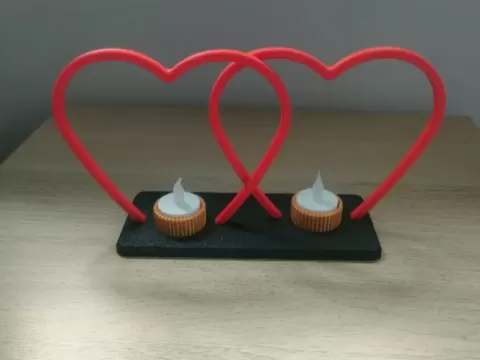 Tealights stand- hearts