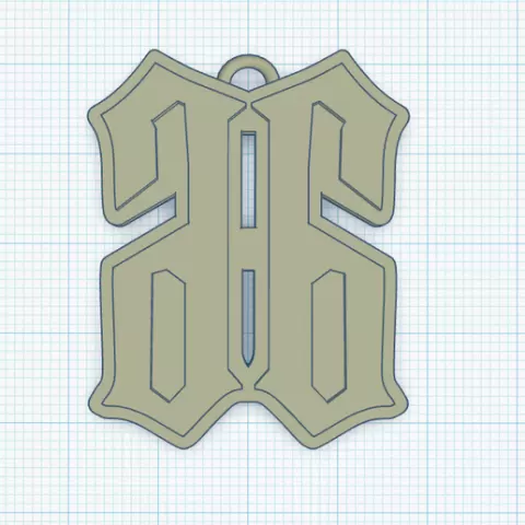 Hades66 chain pendant