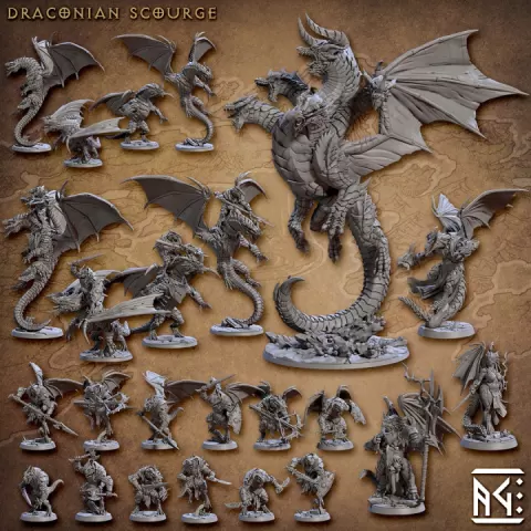 Draconian Scourge (Complete Set - 50) by Artisan Guild