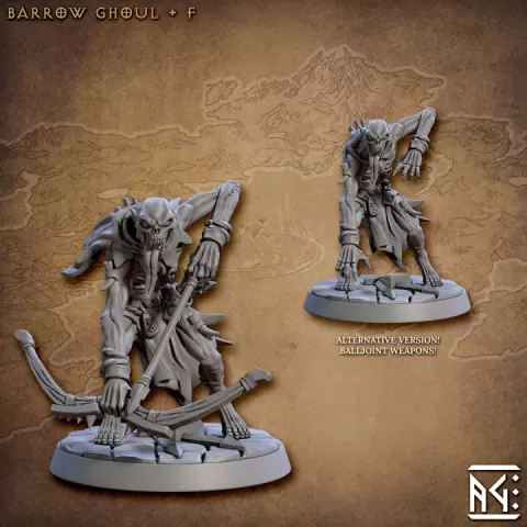 Barrow Ghoul - F (Horrors of Rodburg Barrows) by Artisan Guild