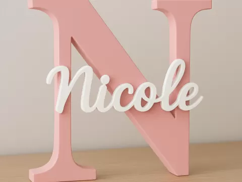 Modello parametrico Nome+Lettera personalizzabile