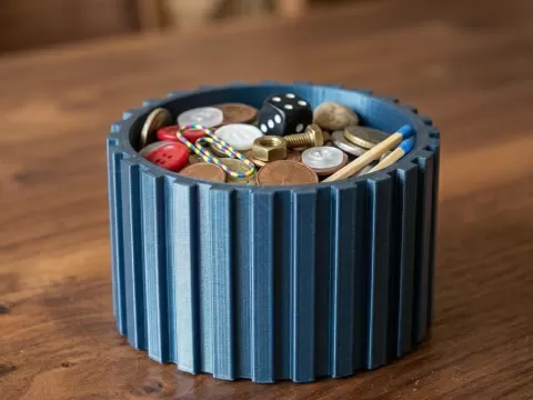 Gear Inspired Home Desk Organizer