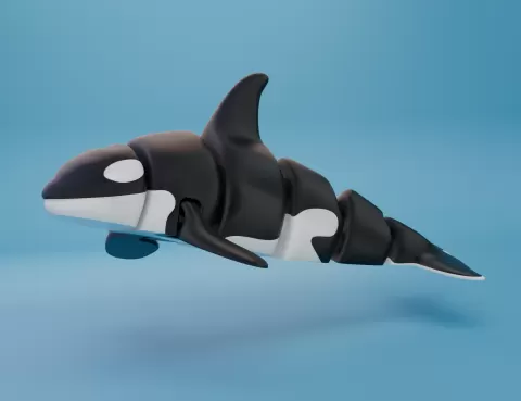 Articulated Orca (singlecolor and multicolor)