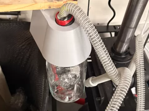 Dust Separator - Wide Mouth Mason Jar