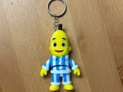 Flexi Bananas In Pyjamas Keyring