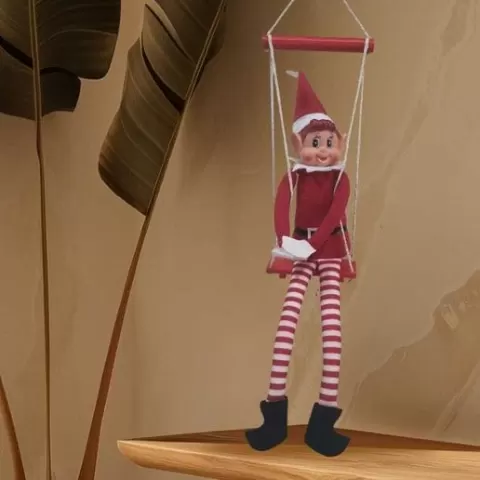 Elf Christmas swing
