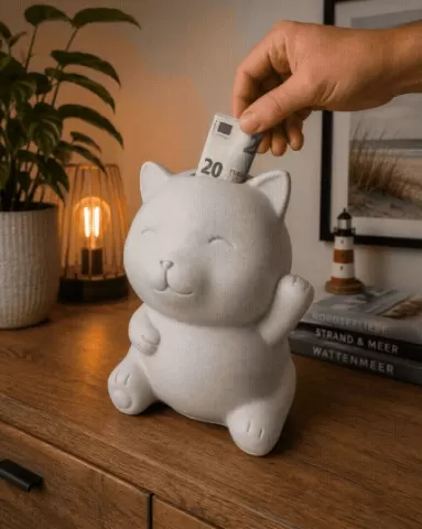 Lucky Cat Sparschwein – 25 cm Glückskatze