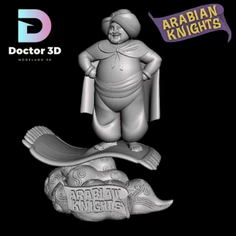 Arabian Knights-farik-figure +base