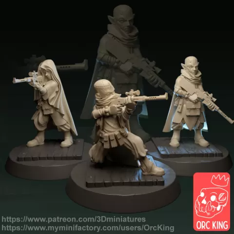 sniper Halfling by Orc King Studio
