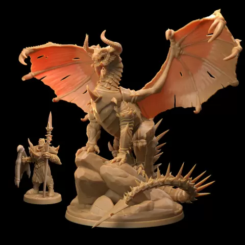 Tevrond, The Devastator and Human | PRESUPPORTED | Dragons of The Lodge by The Dragon Trappers Lodge