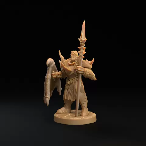Tevrond, The Human | PRESUPPORTED | Dragons of The Lodge by The Dragon Trappers Lodge