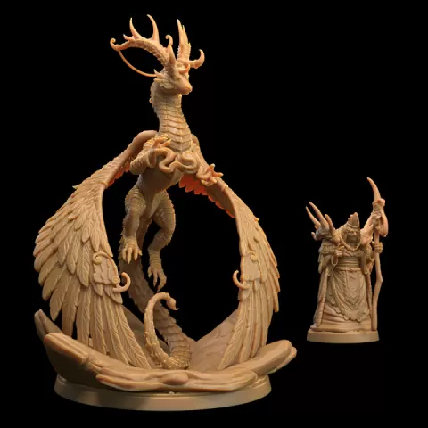 Xatherium, The Living Spell book and Human| PRESUPPORTED | Dragons of The Lodge by The Dragon Trappers Lodge