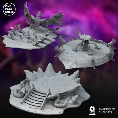 Lust Daemons Area Terrain by One Page Rules