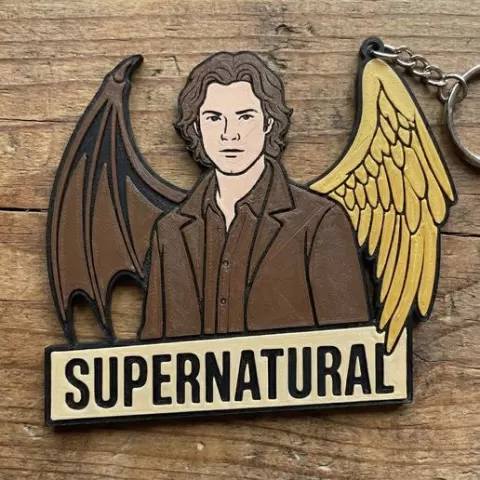 SAM WINCHESTER / SUPERNATURAL KEYCHAIN