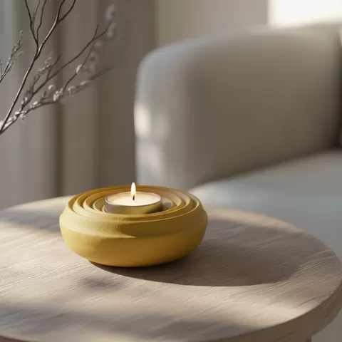 Wave Candelholder