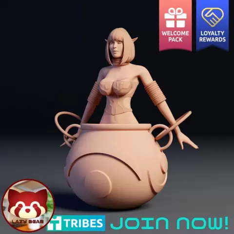 JINN OF THE JAR - WORLD OF WITCHCRAFT & WIZARDRY by Lazy Bear