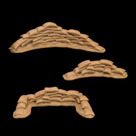 Sandbags | PRESUPPORTED | The Dragon’s War: Children of the Flame by The Dragon Trappers Lodge