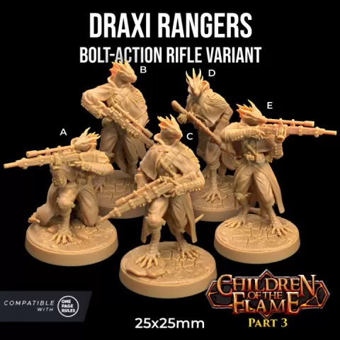 Draxi Rangers | PRESUPPORTED | Children of the Flame Part 3 by The Dragon Trappers Lodge