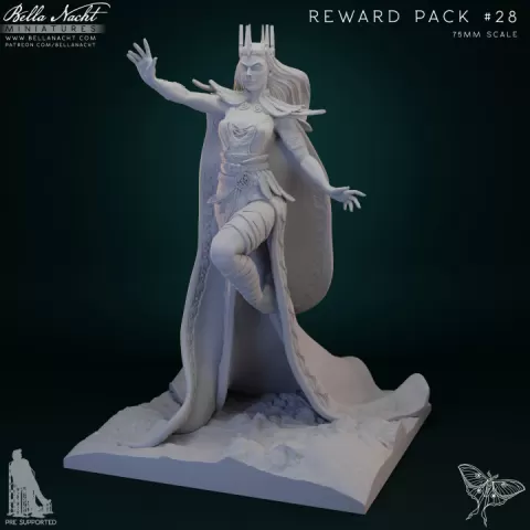 Rewards #28 - The Morrigan, Shapeshifting Goddess of War and Death by Bella Nacht Minis