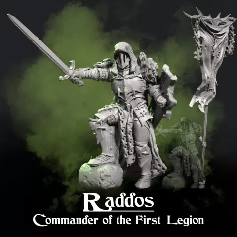 Raddos, Commander of the First Legion by Sculptorium of Madness