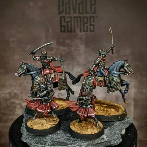 2x Dragon Army Guard - Foot and Mounted | Dragon Army | Fantasy by Davale Games ©