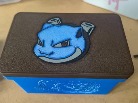 Caja para 30 toploaders pokemon tcg Blastoise