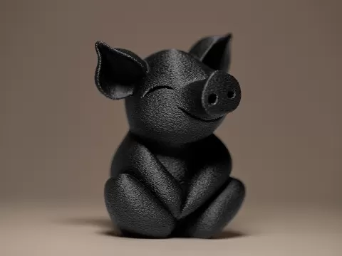 Cutle Little Piglet Figurine