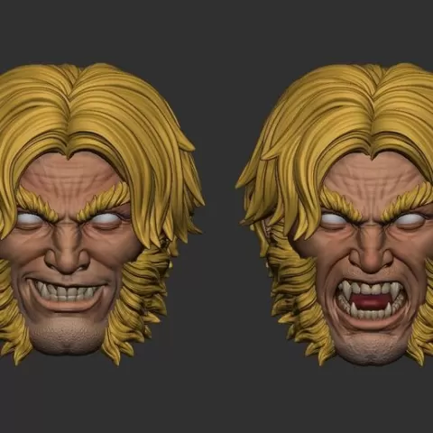 Sabertooth Long Hair Heads