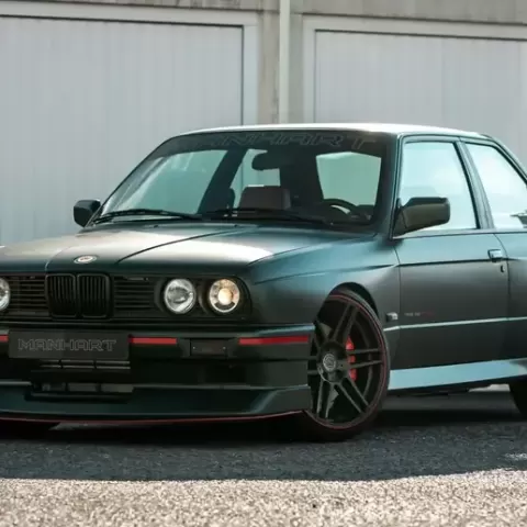 BMW E30 M3 - Solid 3D Model with Fixed Wheels for Printing