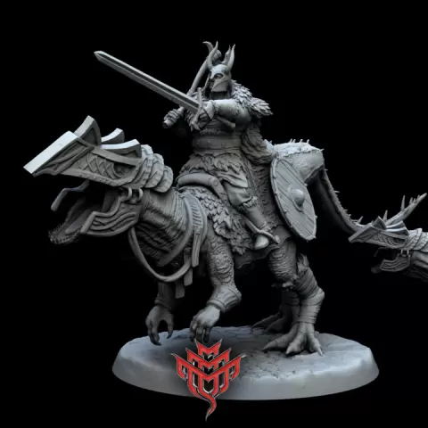 Tors Stead (Pose 2 of 3/ Rider and no rider) by Mini Monster Mayhem