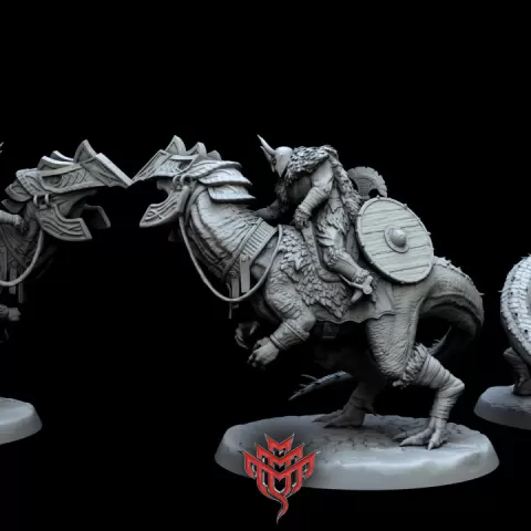 Tors Stead (Pose 3 of 3/ Rider and no rider) by Mini Monster Mayhem