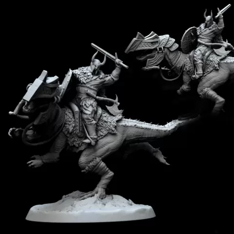 Tors Stead (Pose 1 of 3/ Rider and no rider) by Mini Monster Mayhem