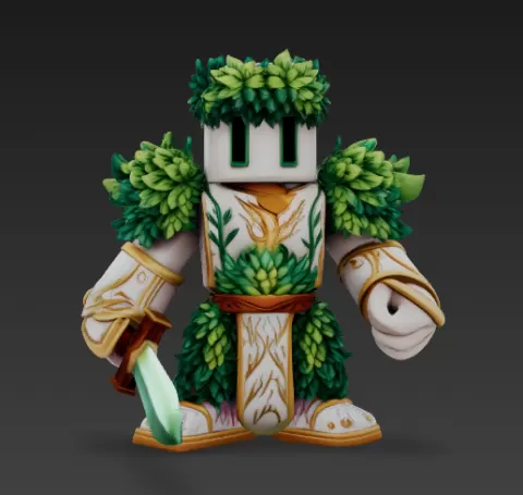 Roblox Leafy Armored Knight