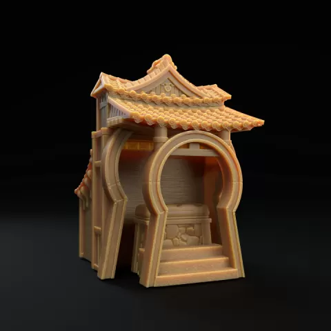 Japanese Inspired Shrine House Temple | FDM by The Dragon Trappers Lodge
