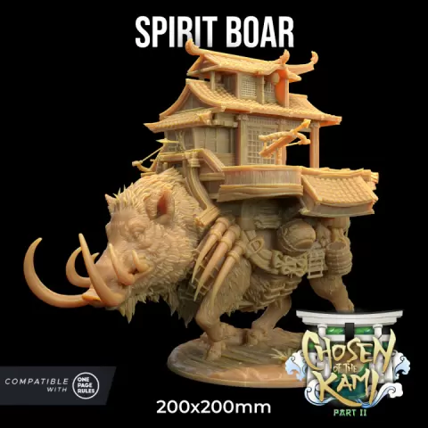 Giant Spirit Boar Lodge | Yokai Lodge by The Dragon Trappers Lodge