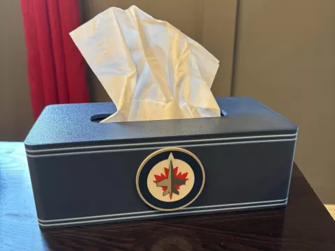 Winnipeg Jets Tissue Box Cover
