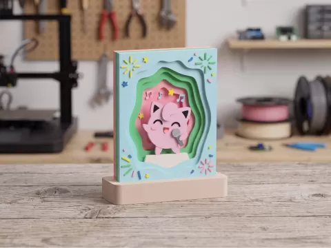 Shadow Box Pokemon #0039 - Jigglypuff‌ v1.0