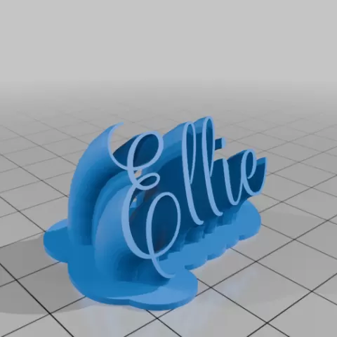 Ellie Sweeping name plate