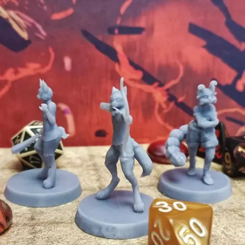 Furry cat archer