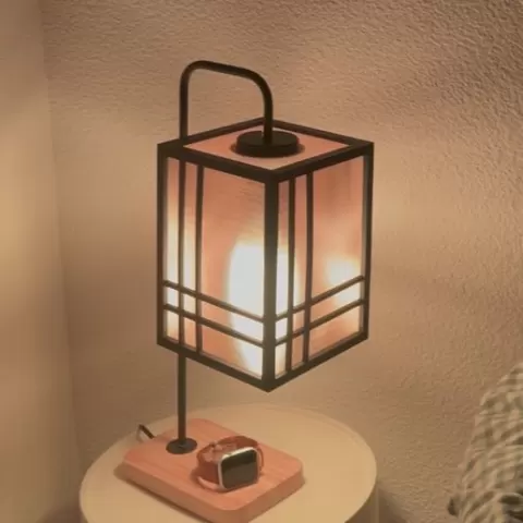 Abat-jour japonais compatible IKEA TVÄRHAND - Japanese lampshade compatible with IKEA TVÄRHAND