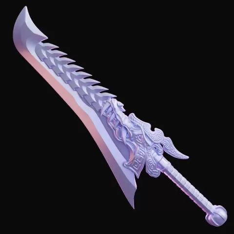 Ao Guang Sword Replica Nezha Fan Art Ne zha - Toti Skywalker