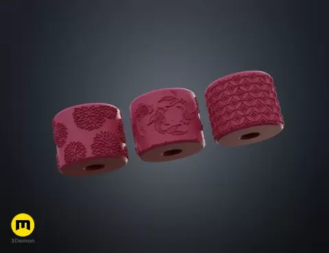 Texture Rollers Japanese Patterns middle Vol.5 (13–15)