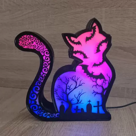 CAT LED LAMP