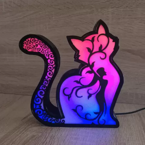 CAT LED LAMP