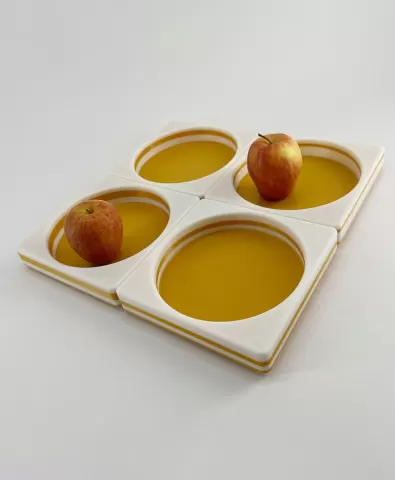 Fruit Bowl Modular Centerpiece Table Organizer