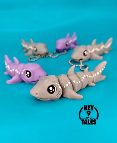 The Shark (keychain - magnet & mini!)