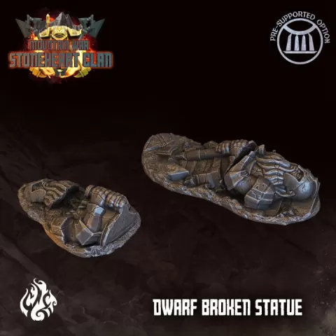 Dwarf Broken Statues by Crippled God Foundry