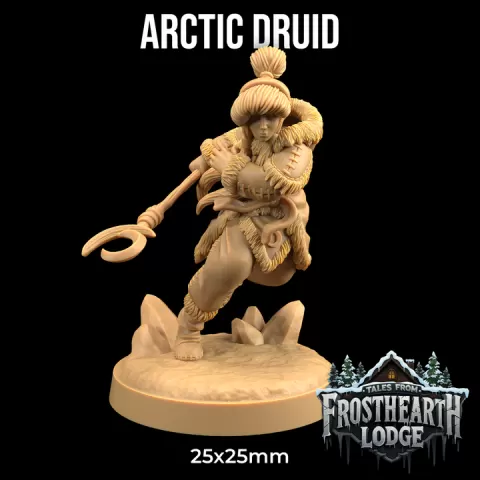 Arctic Druid | PRESUPPORTED | Tales From Frosthearth Lodge by The Dragon Trappers Lodge
